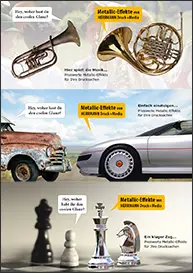 Flyer Folienprägung