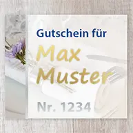 Personalisierung oder Nummerierung mit Folie