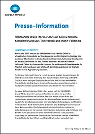 Pressemitteilung Folienprägung