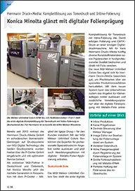 Folienprägung Grafische Palette